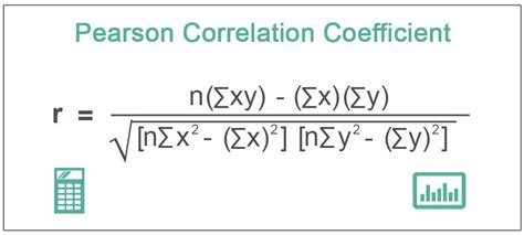 how to calculate the pearson's correlation coefficient