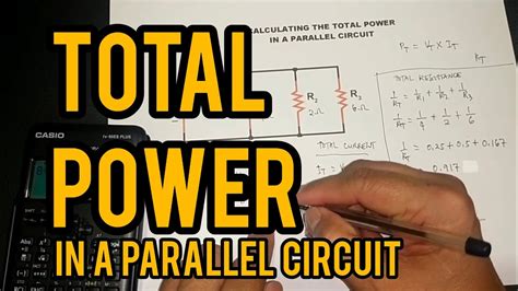 how to calculate the total power of a parallel circuit