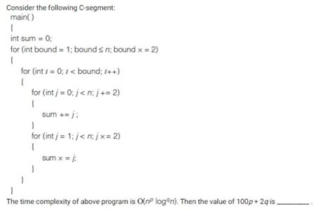 how to calculate time complexity of a program in c
