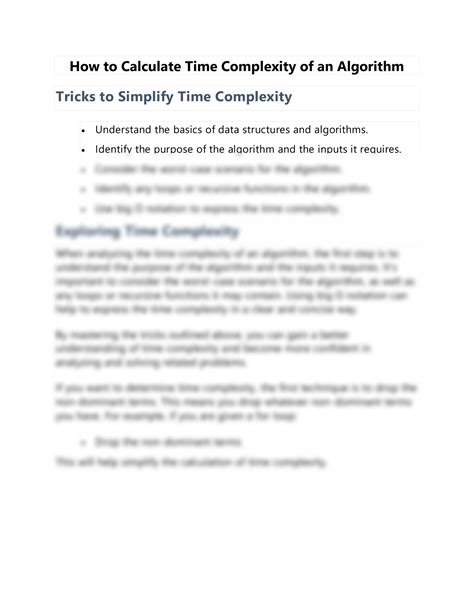 how to calculate time complexity of an algorithm in java