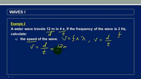 how to calculate time in a wave