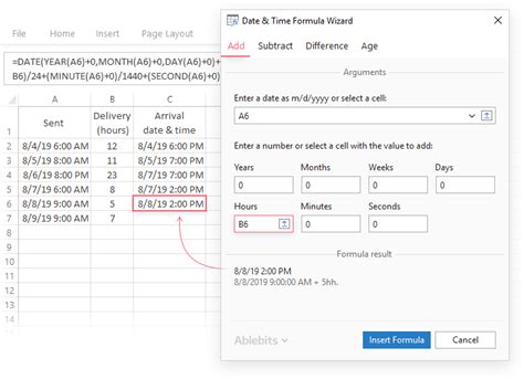 how to calculate time passed in excel