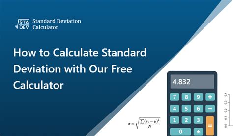 How To Calculate Variance And Standard Deviation In Calculator