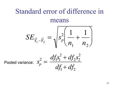 how to calculate variance from standard error