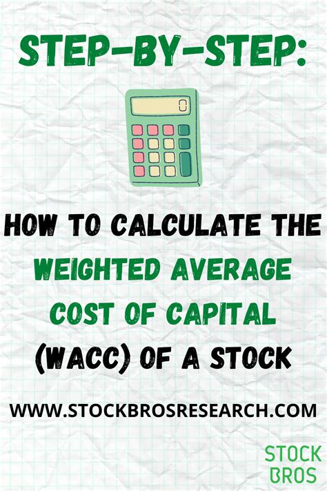 how to calculate wacc step by step