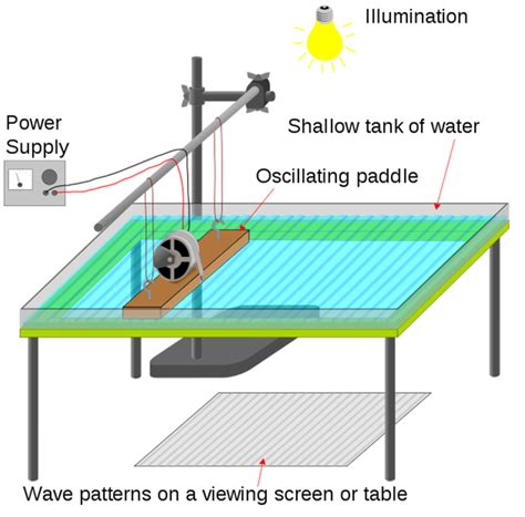 how to calculate wave speed using a ripple tank