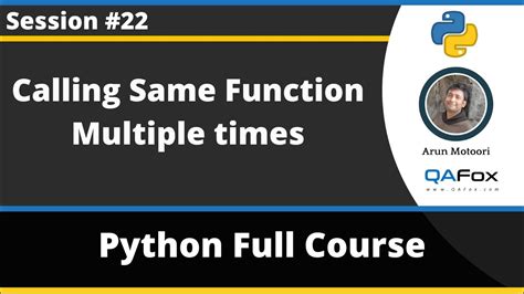 how to call a function in python multiple times