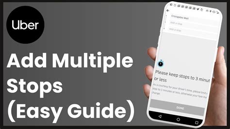 how to call an uber with multiple stops