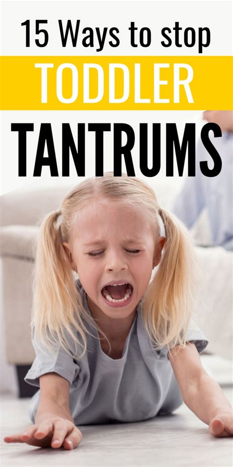 how to calm a tantrum