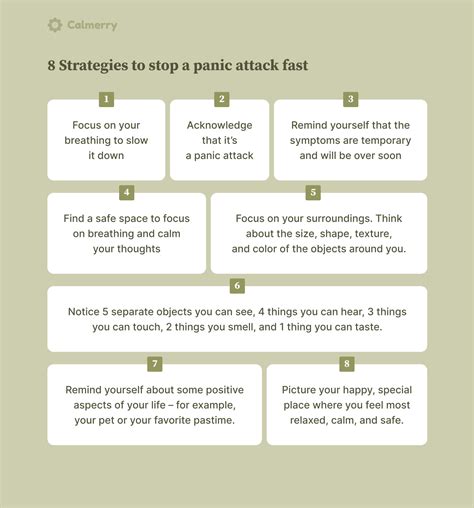 how to calm yourself from panic attack