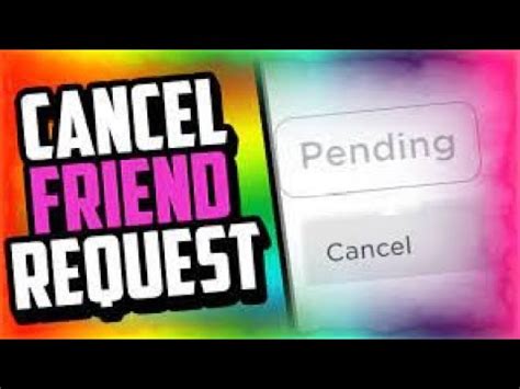 how to cancel a friend request on roblox 2023