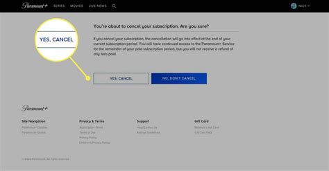 how to cancel a paramount plus subscription on amazon