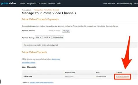 how to cancel amc plus on prime