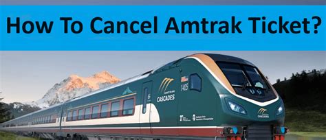 how to cancel amtrak ticket on app