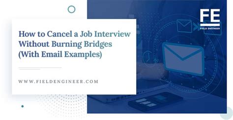how to cancel an interview without burning bridges reddit