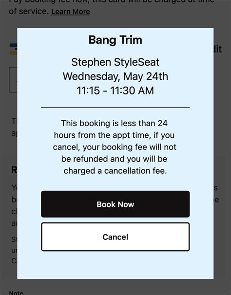 how to cancel appointment on styleseat