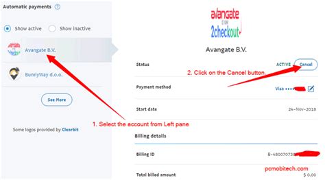how to cancel automatic payments on paypal on iphone