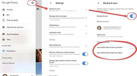 how to cancel backup google photos