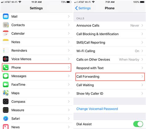 how to cancel call forwarding on iphone