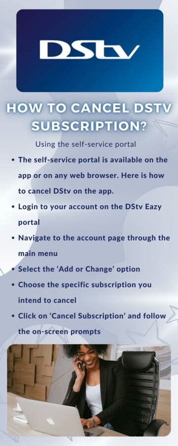 how to cancel dstv streaming package