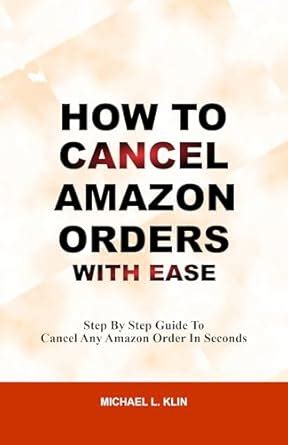 How To Cancel Kindle Amazon Order
