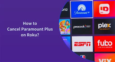 how to cancel paramount plus on app on roku