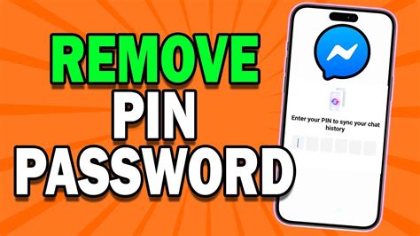 how to cancel pin in messenger