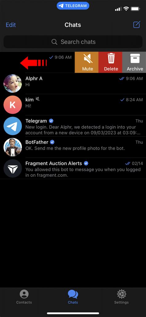 how to cancel secret chat request in telegram