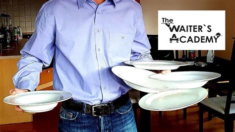 How To Carry Four Plates At Once