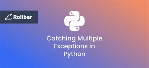 how to catch multiple exceptions in python