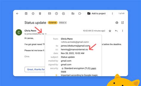 how to cc someone in a reply email