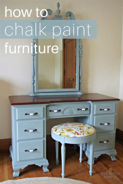 How To Chalk Paint A Bedroom Set