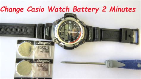 How To Change A Battery In A Casio Watch
