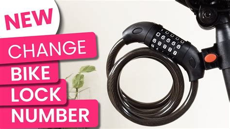 how to change a combination bike lock code