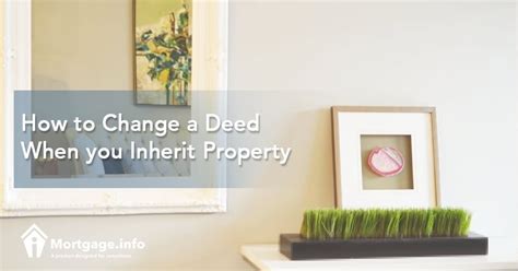 How To Change A Deed When You Inherit Property In Nc
