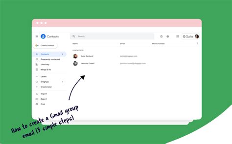 how to change a group email in gmail