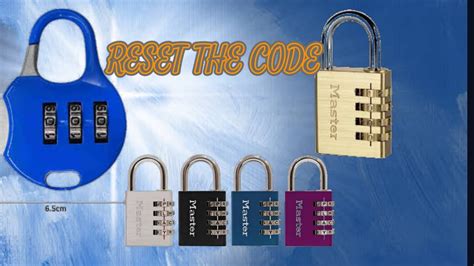 how to change a padlock code