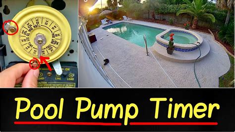 how to change a pool timer