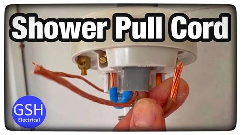 How To Change A Pull Cord On A Shower