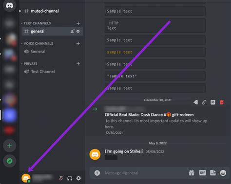 how to change active status on discord