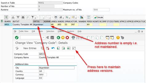 How To Change Adrc Table In Sap