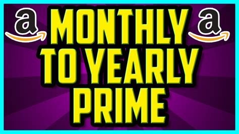 How To Change Amazon Prime To Yearly