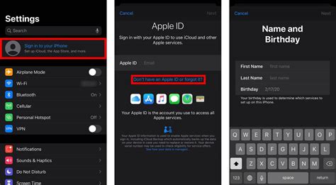 how to change apple id on iphone 7
