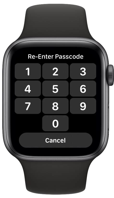 how to change apple watch passcode to 6 digits