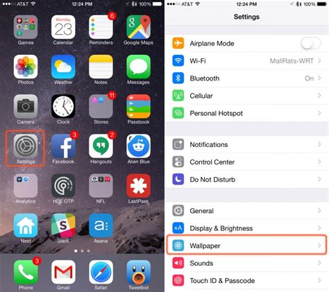 how to change apps on lock screen