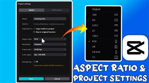 how to change aspect ratio in capcut mac