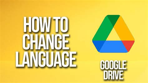 How To Change Audio Language In Google Drive