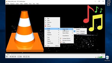 how to change audio language in vlc player