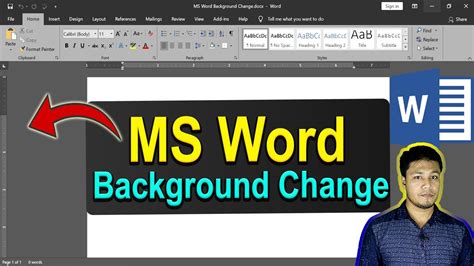 How To Change Back To White Background In Word