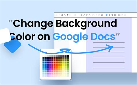 how to change background color in google docs mobile